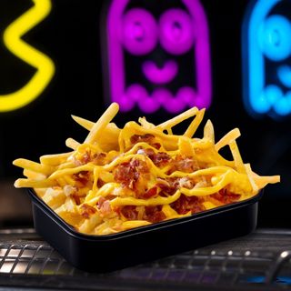 Papas Con Cheddar y Bacón