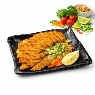 Pad Thai Con Pollo Rebozado