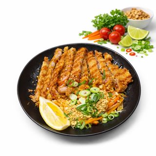 Pad Thai con Lomo de cerdo.