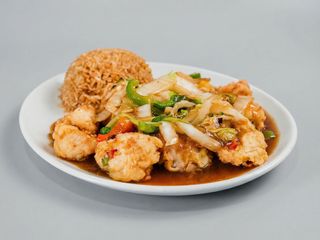POLLO ENROLLADO ORIENTAL