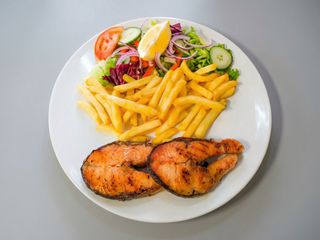 Salmón a la plancha