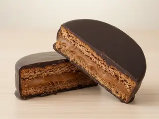 Alfajor Marplatense Artesanal de Chocolate Negro 