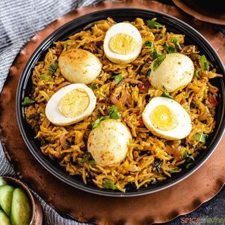 Egg biryani