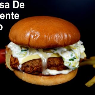 Hamburguesa Cabramelizada de Pollo