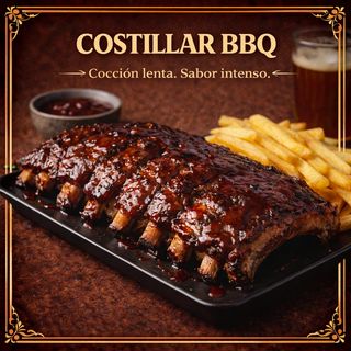 Costillar de CErdo BBQ