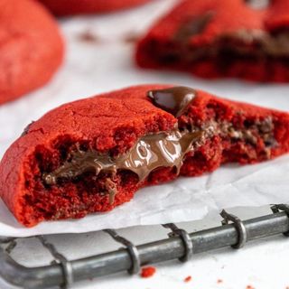 Cookie Red Velvet con nutella