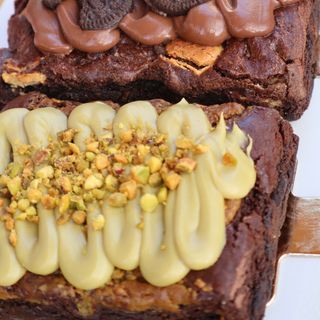 Brownie con pistacho 