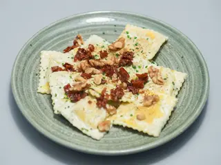 Raviolis de burrata di Puglia