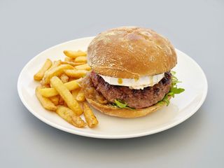 Hamburguesa con Queso de Cabra