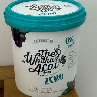 Tarrina de Açai Zero Azucar 1,02 Lts.