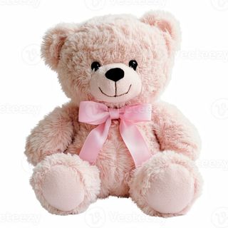 OSO DE PELUCHE LAZO ROSA