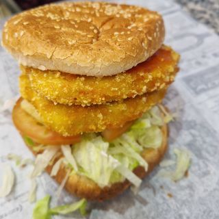 Combo maxi burger pollo