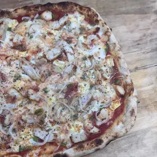Pizza Pollastre (Mitjana)
