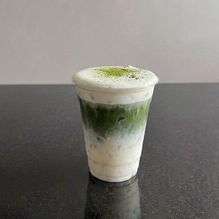 Vanilla Cold Foam Iced Matcha Latte