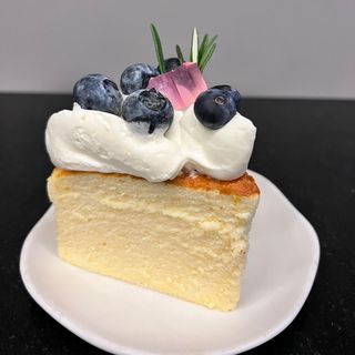 Cotton cheesecake con arándanos