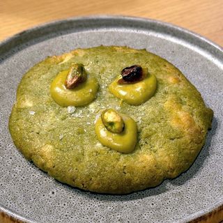 Cookie Matcha, Pistacho y Chocolate Blanco