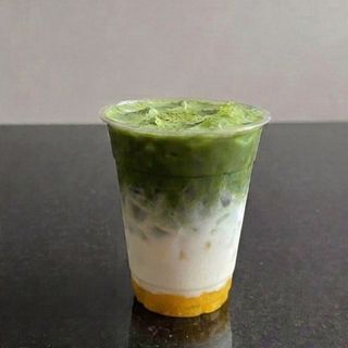 Mango Iced Matcha Latte