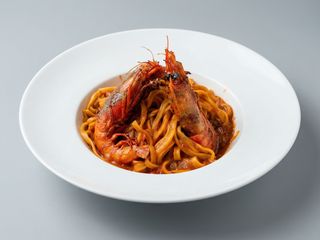 Taglioline con Crema de Cigalas (Ración)