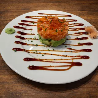 tartar de salmón