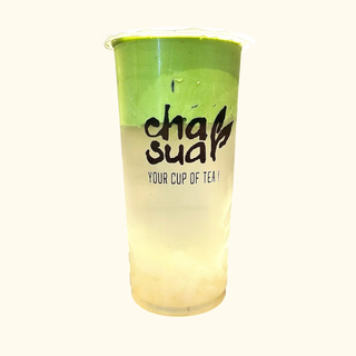 Agua de Coco con Crema de Matcha