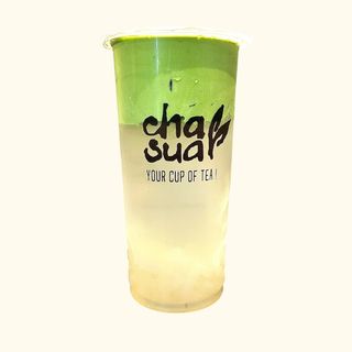 Agua de Coco con Crema de Matcha