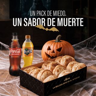 NOCHE DE HALLOWEEN : 12 EMPANADAS + 2 BEBIDAS
