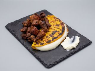 Cachapa de Chicharrón Frito