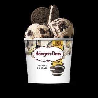Helado Häagen-Dazs Cookies & Cream (95ml.)