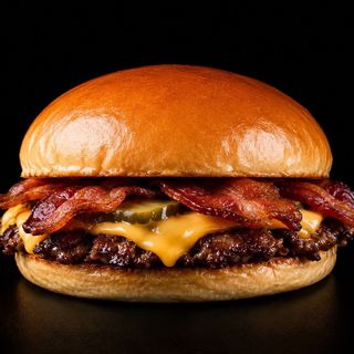 Bacon cheese burger