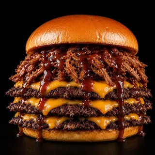 Pulled pork burger