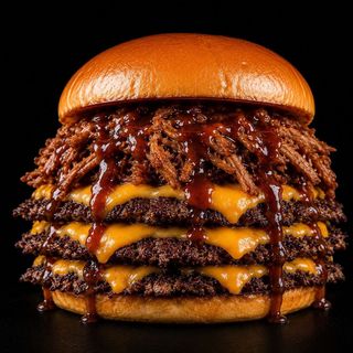 Pulled pork burger