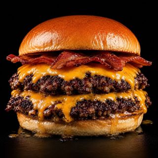 Smoked butter burger