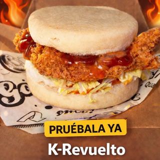 CRISPY BAO Chicken burger