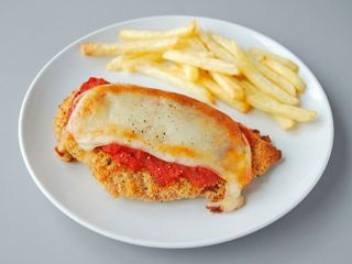 Escalope de pollo a la parmesana 