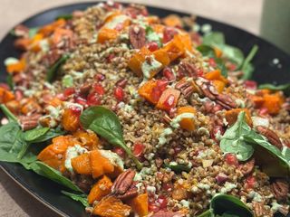 Nutty Roasted Pumpkin & Buckwheat Salad