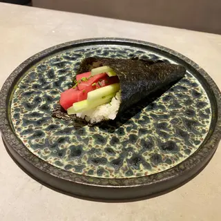 Temaki ventresca atún rojo Bluefin