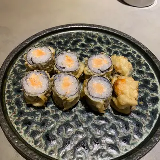 Maki salmón tempurizado