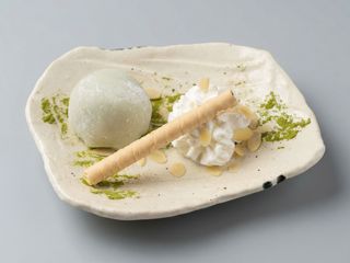 Mochi de té matcha