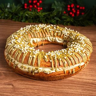 Roscón Grande de Pistacho Ibérico y Chocolate Blanco - Grande