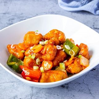 Pollo agridulce