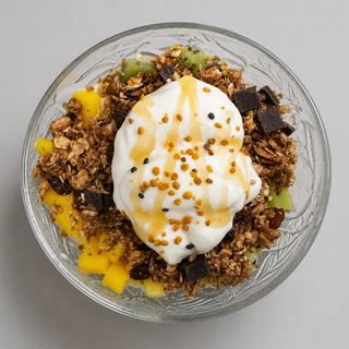 Yogur natural con fruta