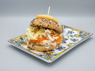 Hamburguesa de Pollo del Corral Artesanal