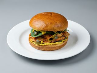 Chicken Curry Burger
