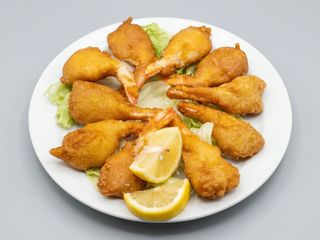 Langostinos Rebozados