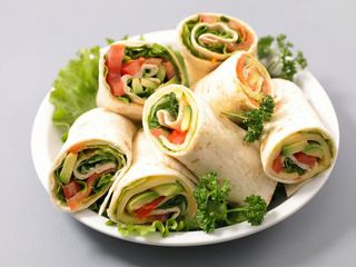 Wrap Chicken Mango Curry