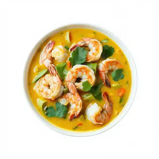 Langostinos Curry