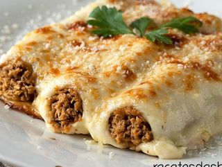 Canalones de carne gratinadas [475gr]