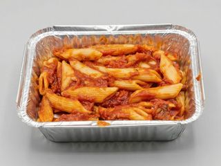 Plato De Macarrones Con Carne de kebab