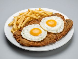 Milanesa A Caballo