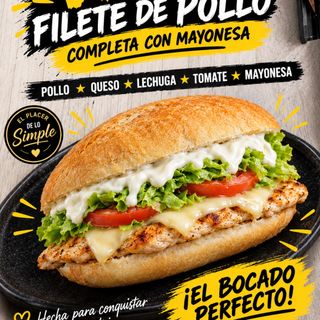 Viena Pollo Completa con Mayonesa 